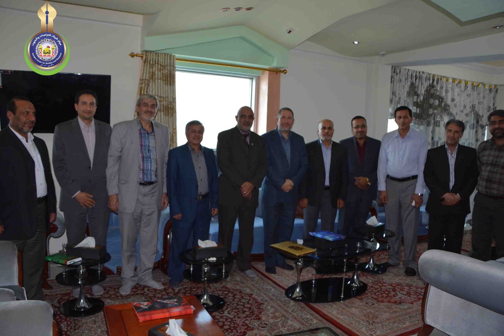 وفد من جامعة امير كبير يزور مركز كربلاء للدراسات والبحوث التابع للعتبة الحسينية المقدسة